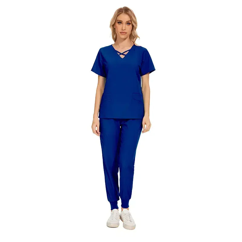 Stretch Women Slim Fit Scrubs Set