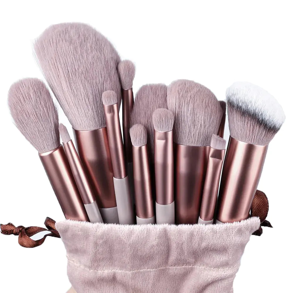 13Pieces Soft Fluffy Makeup Brush Set