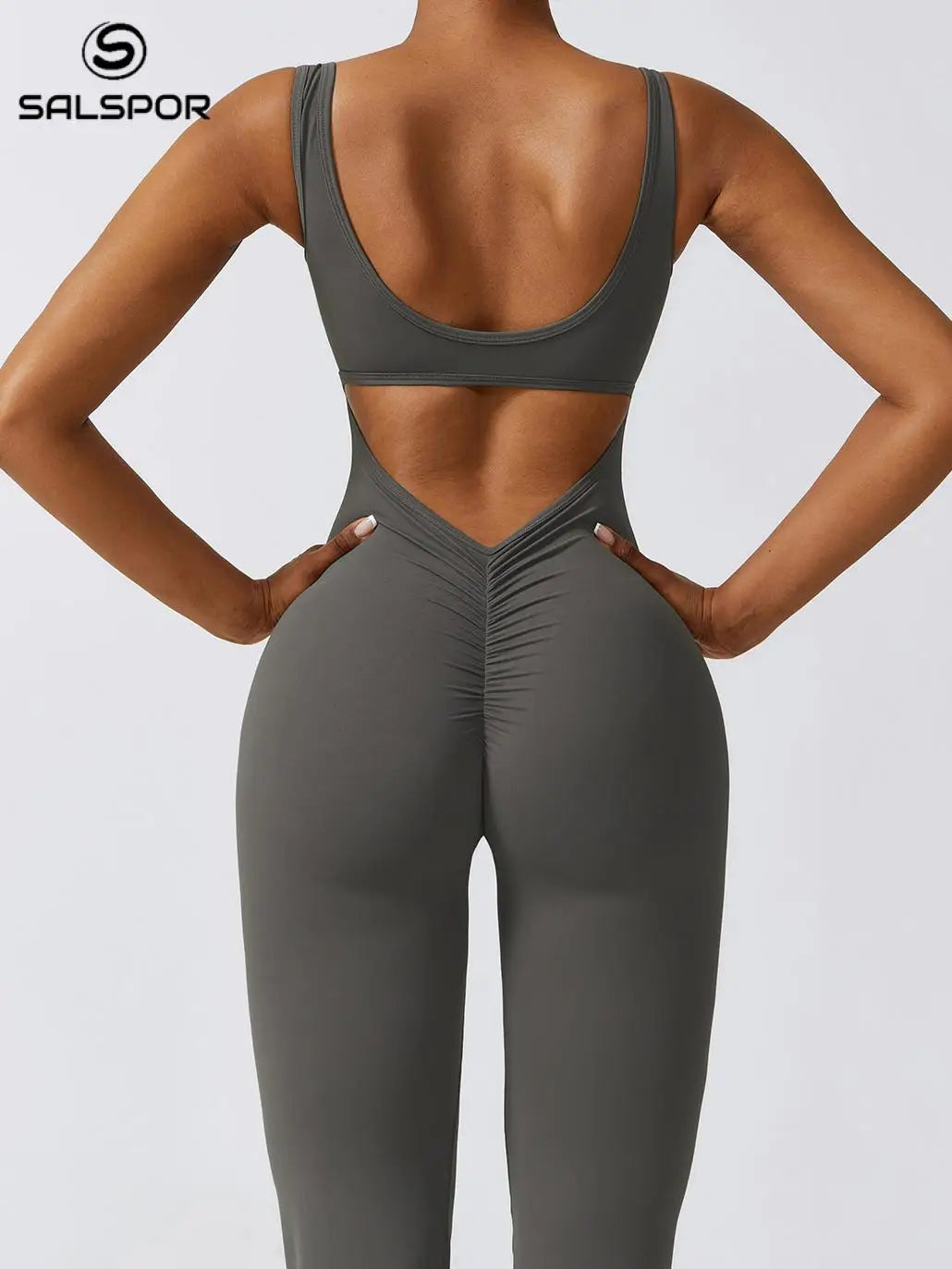 Sexy V Everyday High Waist Jumpsuit