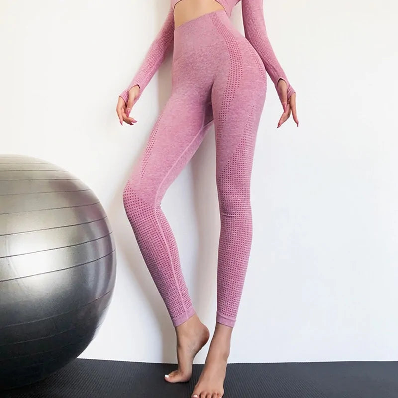 Women Seamless Tummy Control Leggings