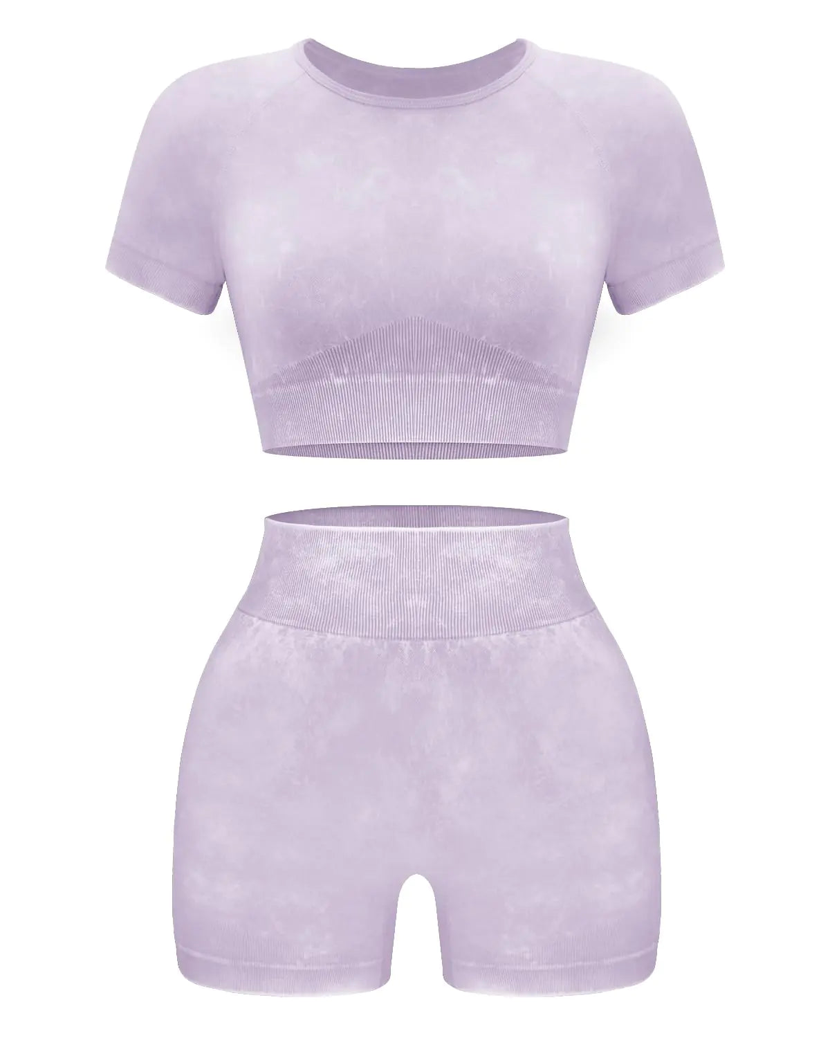 Relaxed Seamless Acid-Washed 2 piece set