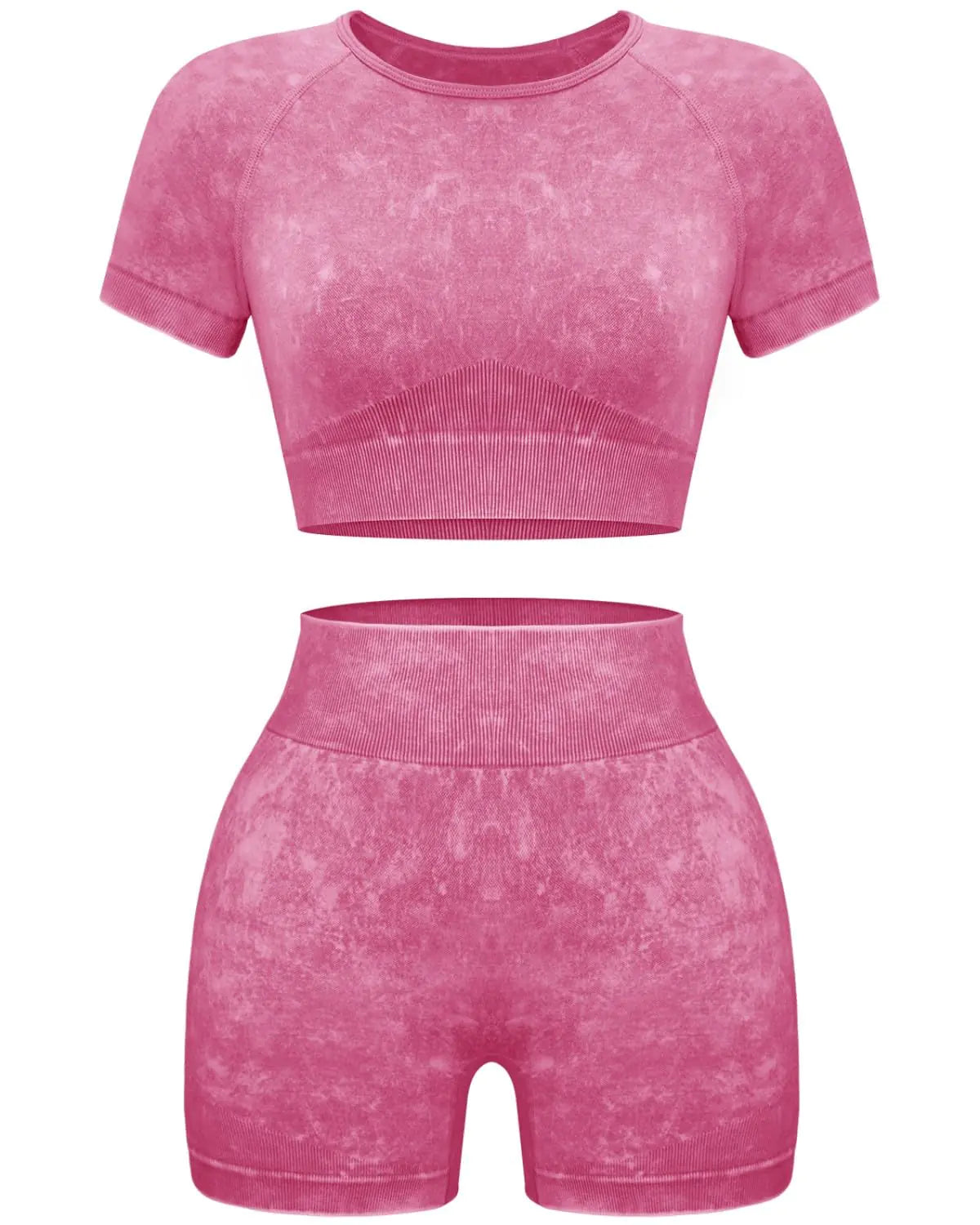 Relaxed Seamless Acid-Washed 2 piece set