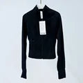 Lulu Women Ribbed Cropped Jacket