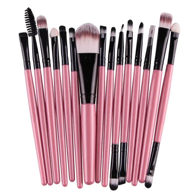 15 Piece Makeup Brush Kit