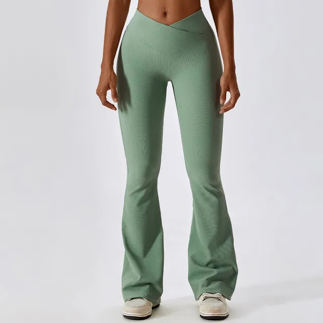 Women Workout Flared Pants