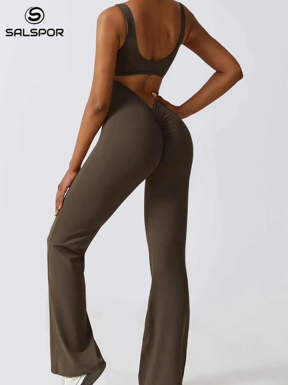 Sexy V Everyday High Waist Jumpsuit