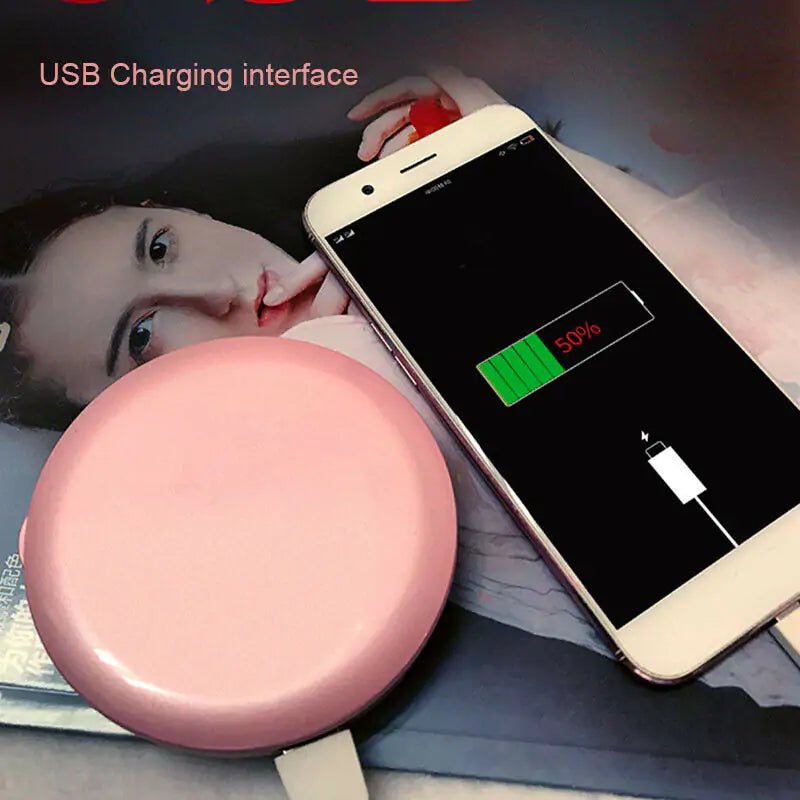 LED Makeup Mirror with Portable Charger Connect